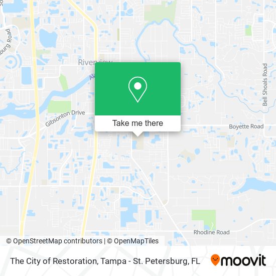 The City of Restoration map