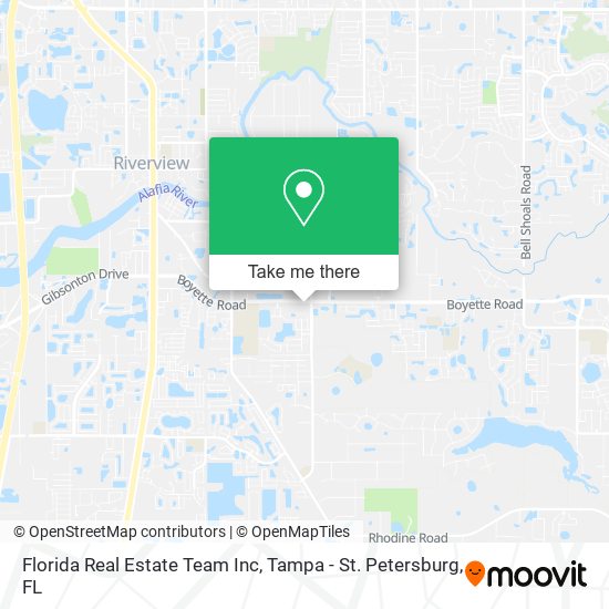 Mapa de Florida Real Estate Team Inc