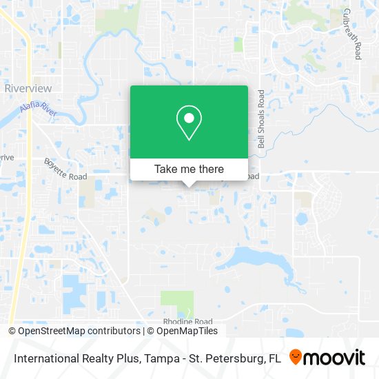 International Realty Plus map