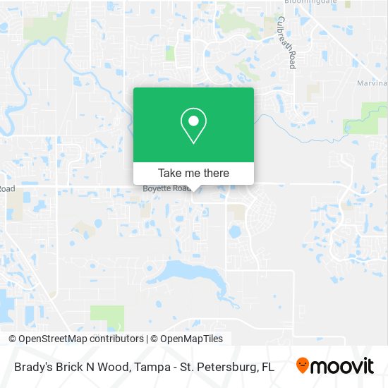 Mapa de Brady's Brick N Wood