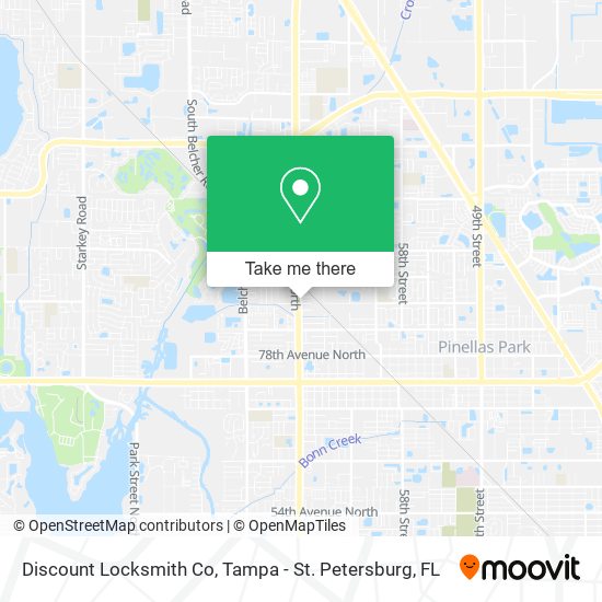 Discount Locksmith Co map