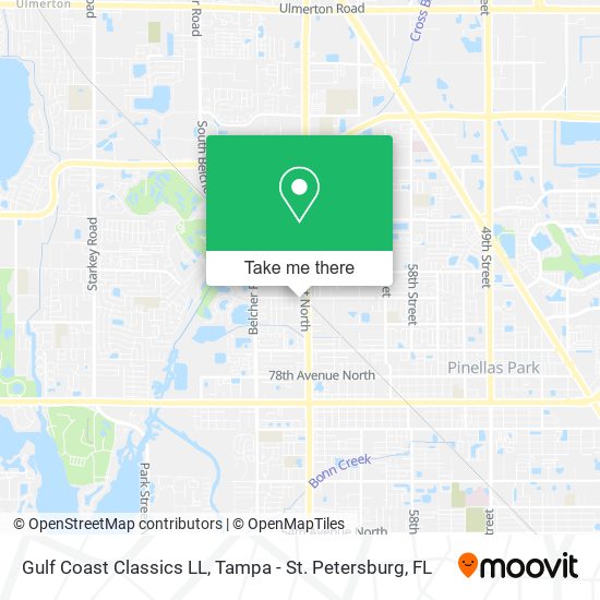 Gulf Coast Classics LL map