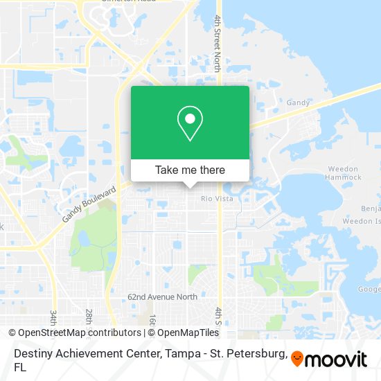 Mapa de Destiny Achievement Center