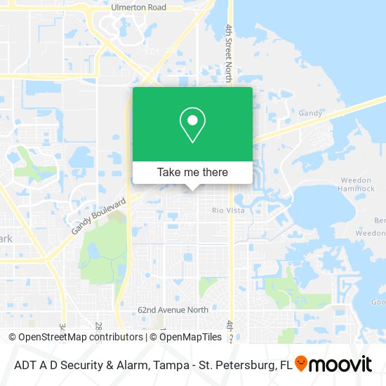 ADT A D Security & Alarm map