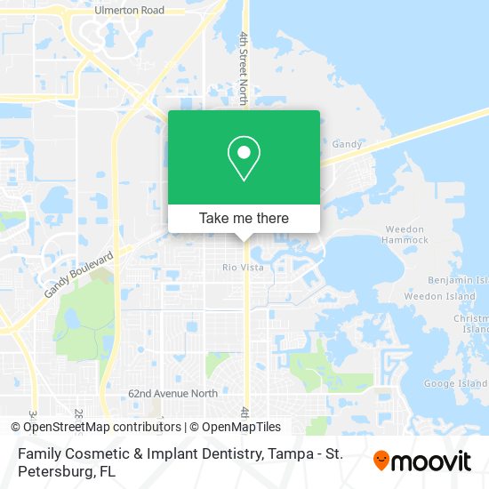 Mapa de Family Cosmetic & Implant Dentistry