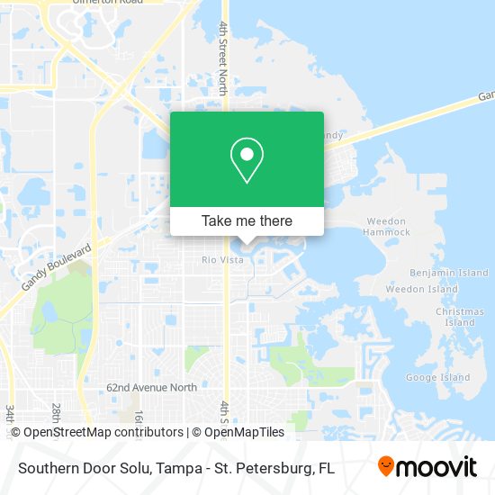 Mapa de Southern Door Solu
