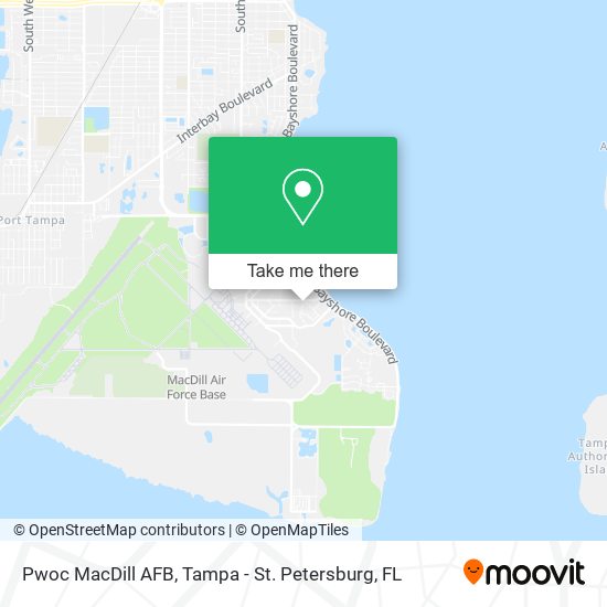 Mapa de Pwoc MacDill AFB