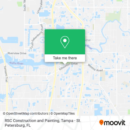 RSC Construction and Painting map