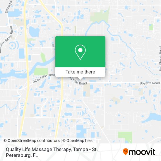 Quality Life Massage Therapy map