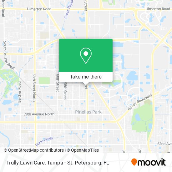 Mapa de Trully Lawn Care