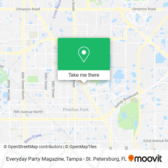 Mapa de Everyday Party Magazine