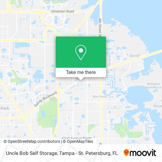 Uncle Bob Self Storage map