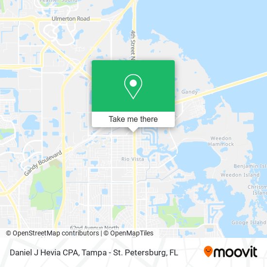 Daniel J Hevia CPA map