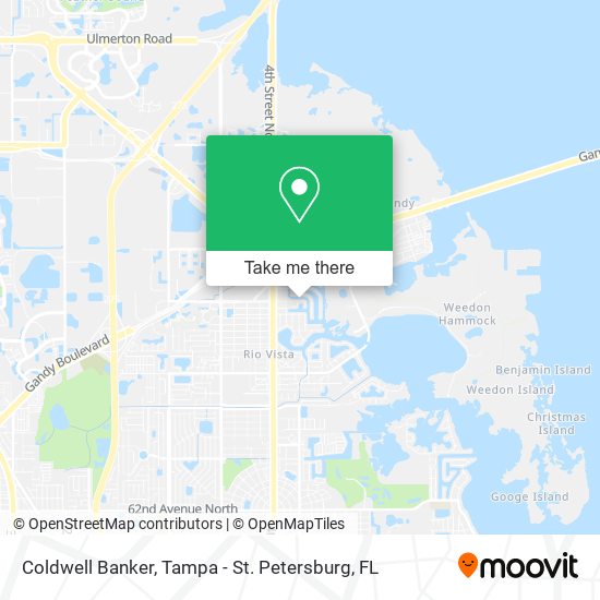 Coldwell Banker map