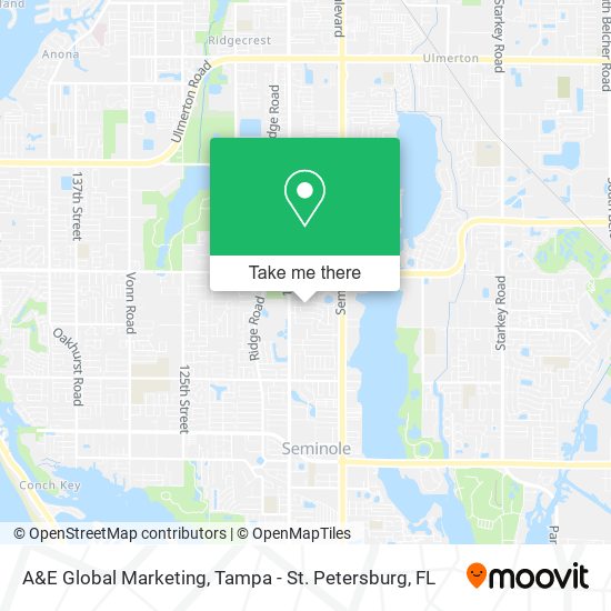 A&E Global Marketing map