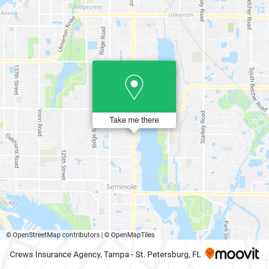 Crews Insurance Agency map
