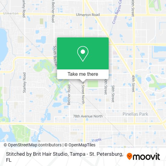 Stitched by Brit Hair Studio map