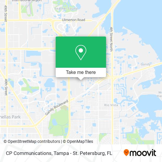 CP Communications map
