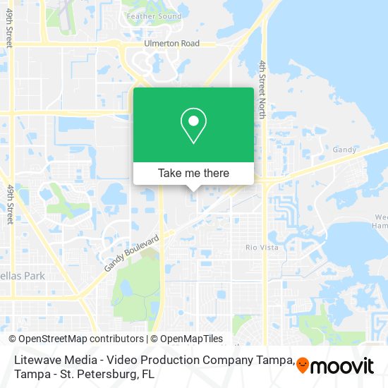 Litewave Media - Video Production Company Tampa map