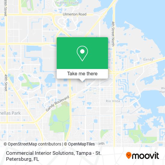 Commercial Interior Solutions map