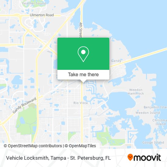 Vehicle Locksmith map