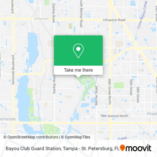 Mapa de Bayou Club Guard Station