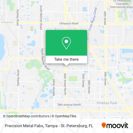 Precision Metal Fabs map