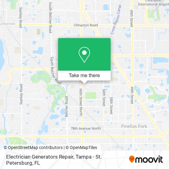 Electrician Generators Repair map