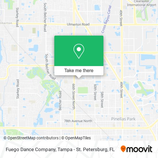 Fuego Dance Company map
