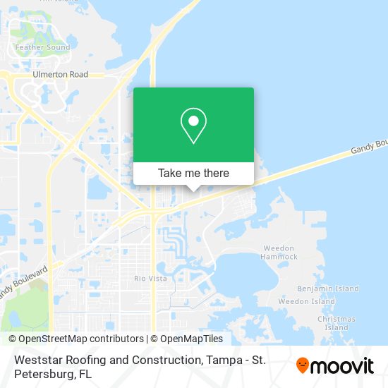 Weststar Roofing and Construction map