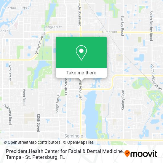 Precident.Health Center for Facial & Dental Medicine map
