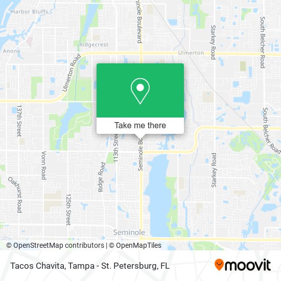 Mapa de Tacos Chavita