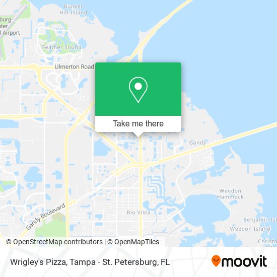 Mapa de Wrigley's Pizza