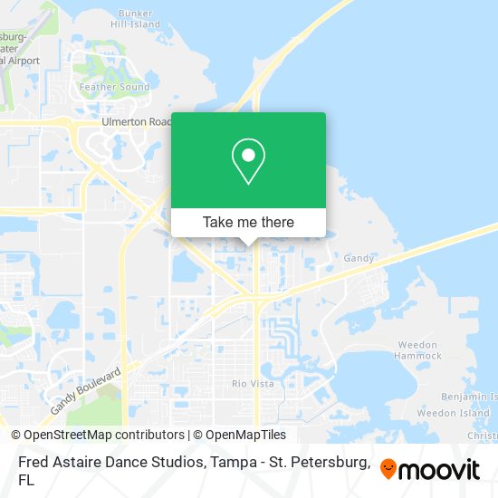 Fred Astaire Dance Studios map