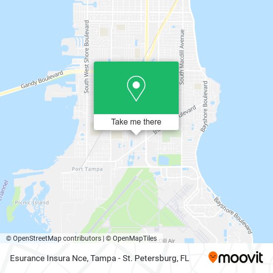 Mapa de Esurance Insura Nce