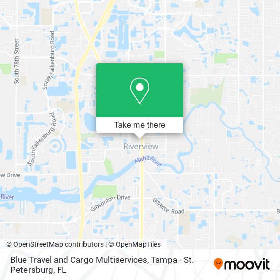 Blue Travel and Cargo Multiservices map