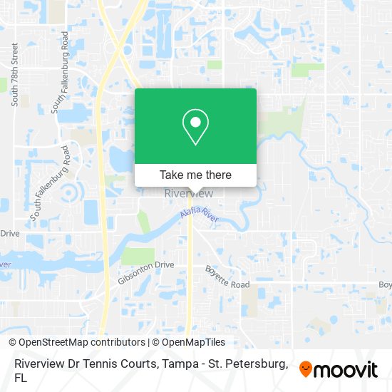 Riverview Dr Tennis Courts map