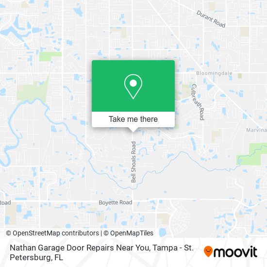Mapa de Nathan Garage Door Repairs Near You