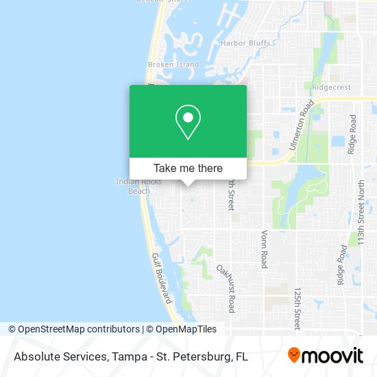 Mapa de Absolute Services