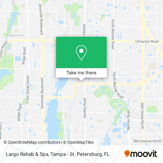 Mapa de Largo Rehab & Spa