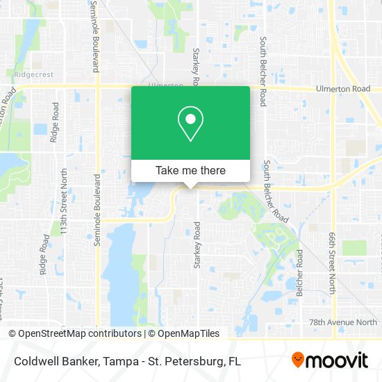 Mapa de Coldwell Banker