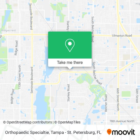 Mapa de Orthopaedic Specialtie