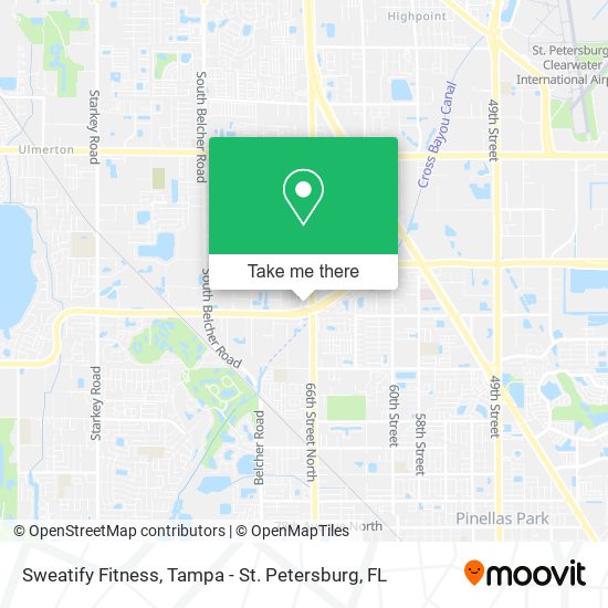 Sweatify Fitness map
