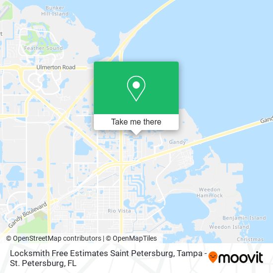 Mapa de Locksmith Free Estimates Saint Petersburg