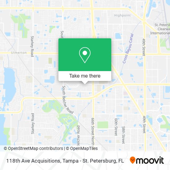 118th Ave Acquisitions map