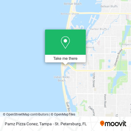 Pamz Pizza Conez map