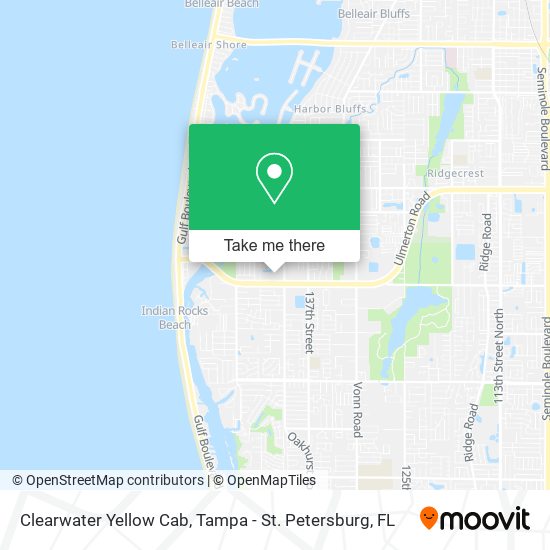 Mapa de Clearwater Yellow Cab