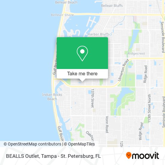 BEALLS Outlet map