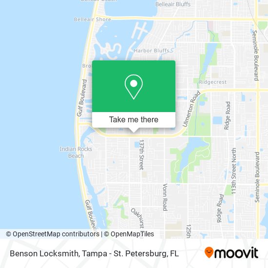 Benson Locksmith map