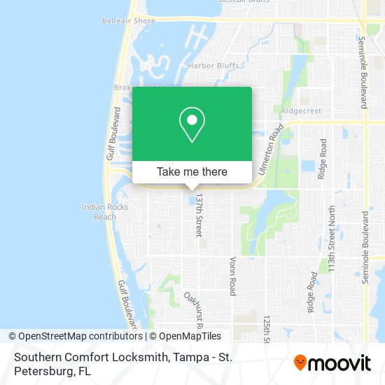 Southern Comfort Locksmith map